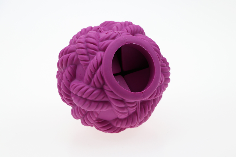 Wool knitted ball